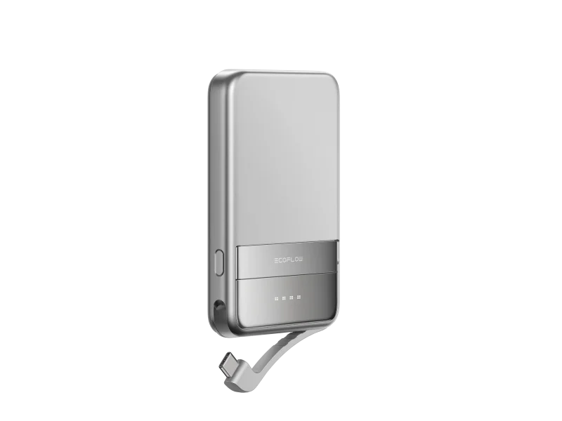 EcoFlow Rapid – die magnetische Powerbank mit 5’000 mAh grau