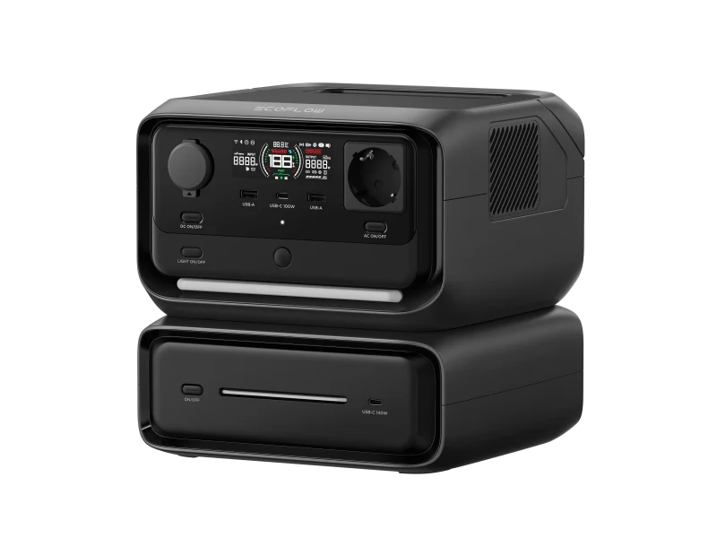 EcoFlow Power Station River 3 Max Plus, 858 Wh USV 10 ms EU Version