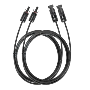 EcoFlow Solar-Kabel 4.0 mm2 Länge 3m  2 Stk.